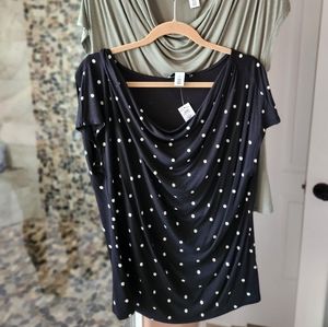 WHBM Women's L short sleeve tops